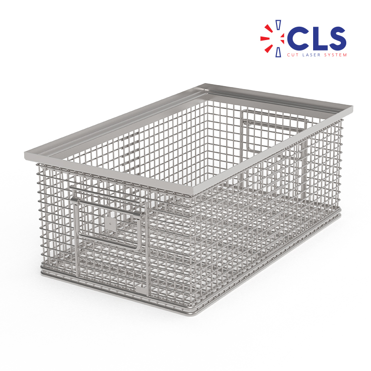 Stainless steel ultrasonic washing basket