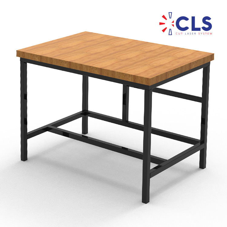 Custom welded steel industrial material handling trolley